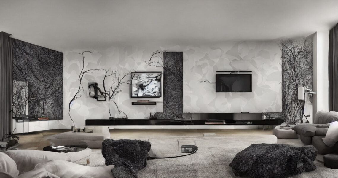 Spar plads og skab et moderne look med et vægmonteret tv-ophæng