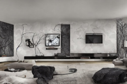 Spar plads og skab et moderne look med et vægmonteret tv-ophæng