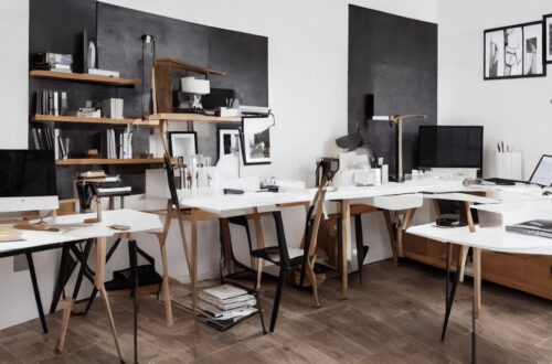 Spar plads og skab et stilfuldt kontor med et hjørneskrivebord